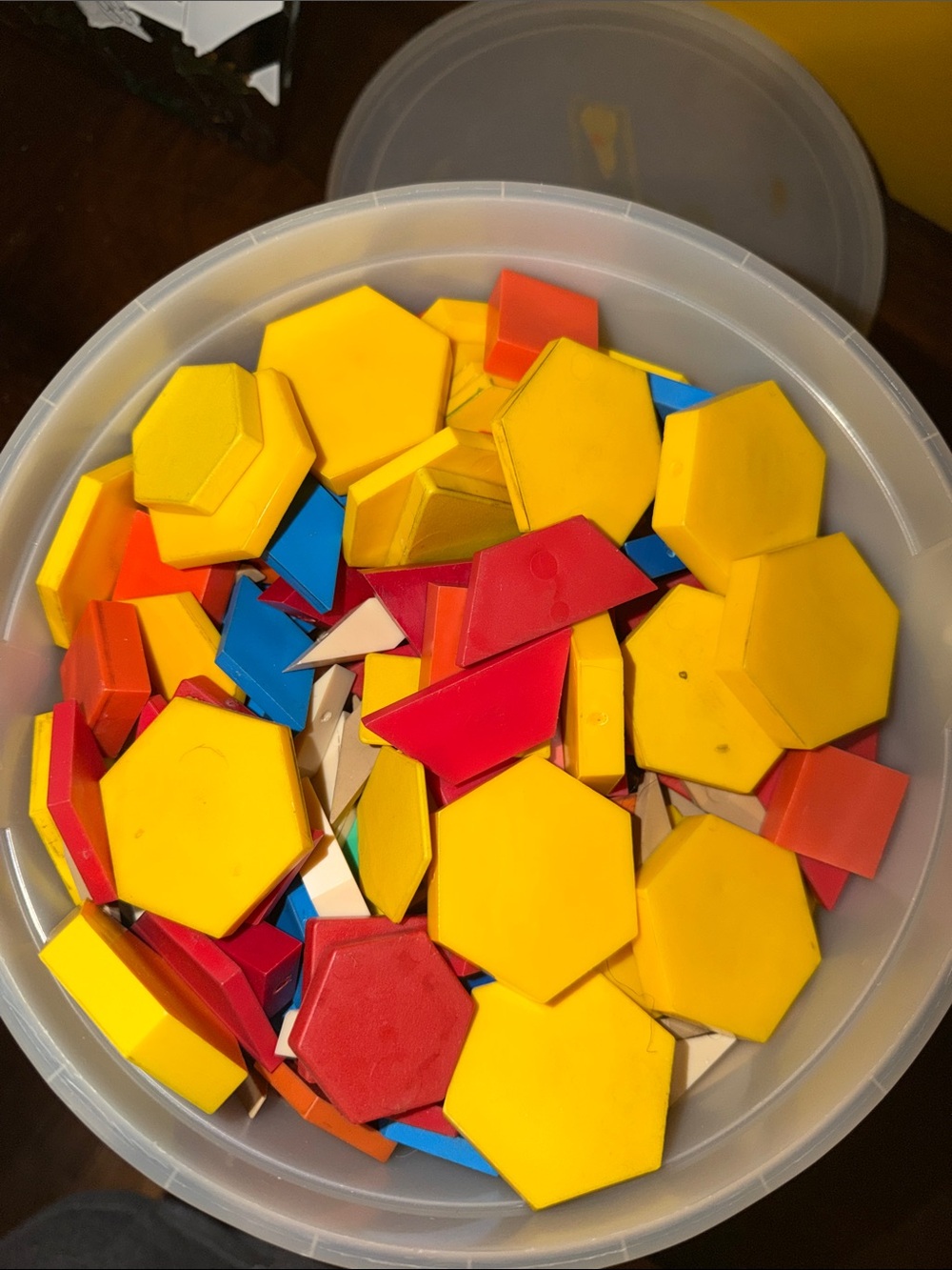 Creative Publications Pattern Blocks - Multicolor Plastic Set - Picture 2 of 2